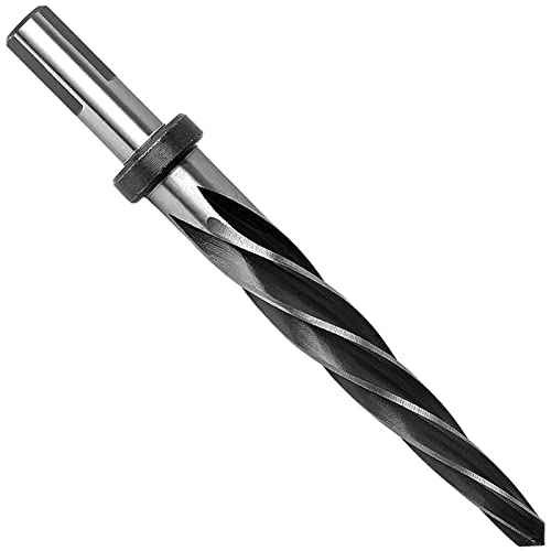 7/8" Reamer Bit for Steel Metal Wood,HSS 7/8" Tapered Reamer Drill Bit Bridge/Construction with 1/2" Shank Chuck Alloy to Align Existing Hole and Enlarge Hole