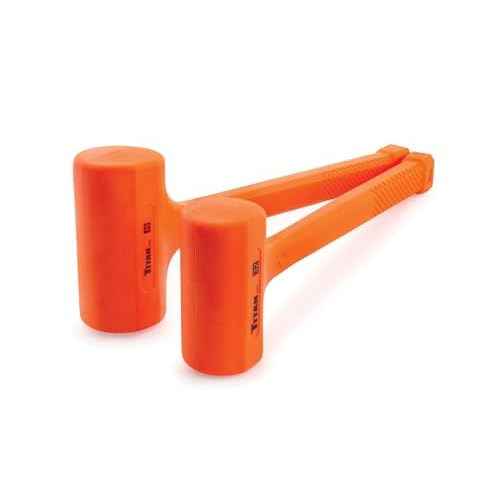 Titan 63142 2-Piece Dead Blow Hammer Set, Includes 2lb & 3lb with Non-slip Diamond Textured Handles, Spark & Rebound Resistant