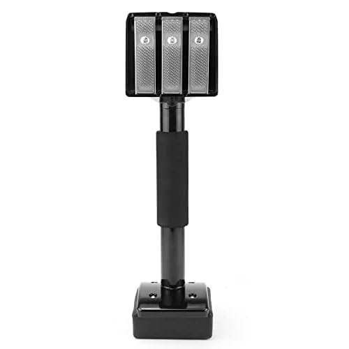 QWORK Economy Carpet Knee Kicker, 16-5/8" Non-Adjustable Carpet Stretcher Knee Kicker, Wide Steel Head 4-1/8" x 4-1/16"