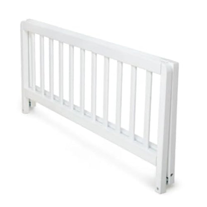 Safetots Wooden Bed Guard, White, 38cm High x 110cm Wide, Toddler Bedrail for Safety, Secure Child Bed Rail, Pre-Assembled, Easy Installation