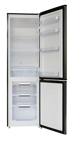 HAMILTON BEACH HBFR9004 RCA RFR9004 Cubic Foot Fridge with Bottom Mount Freezer, 9.2 cu. ft, Stainless