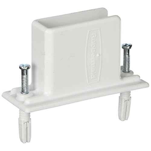 Rubbermaid Direct Mount Non-Adjustable Closet System Closet Organizer Tool White 25-count
