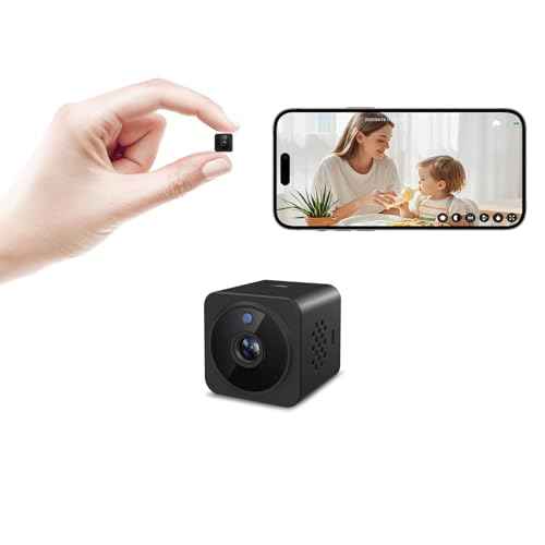 Hidden Camera Spy Camera,1080P HD Mini Nanny Cam for Home/Office with Night Vision, App Control WiFi Indoor Security Cameras, Motion Detection,Wireless Remote Viewing Cam