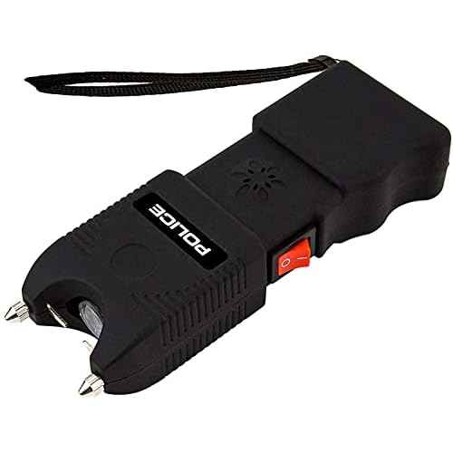 POLICE Stun Gun TW10 - Heavy Duty with LED Flashlight Siren Alarm