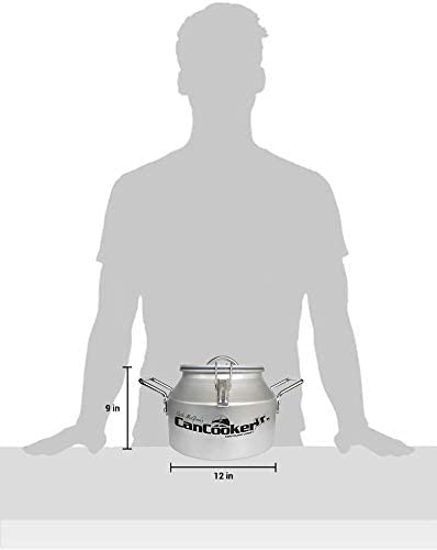 CanCooker Junior - Premium Portable Camping Cookware with Non-Stick Coating | 2 Gallon Outdoor Steam Cooker for Camping, Hunting, Fishing & Backyard BBQ - 2 Pack