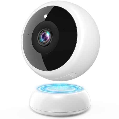 Magnetic Security Camera Wireless - 2K HD Video, AI Motion Detection, Battery Powered, Ease of Setup, 2-Way Audio,IR Color Night Vision, Waterproof, Outdoor & Indoor Surveillance