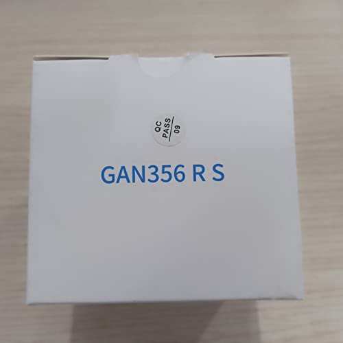 GAN 356R S,3x3 Speed Cube 356RS Magic Cube Professional Puzzle Cube Ultra Durable and Flexible for Kid&Adults,Non-Magnetic(Stickerless