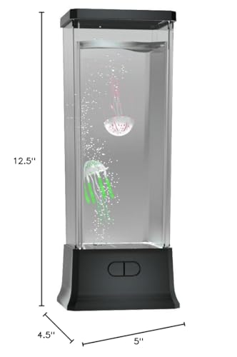 CALOVER Gifts for Kids Boy Girl Men Women Birthday Christmas Thanksgiving All Holiday Jellyfish Lamp with Music Bluetooth Speaker Table Sensory Night Mood Light