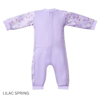 Splash About Warm in One Baby Wetsuit, Lilac Spring, 6-12 Months