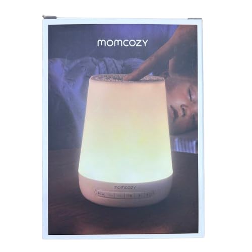 Momcozy White Noise Machine,Sound Machine for Baby Adults with 7 Colour Night Light,34 Soothing SoundsTherapy for Sleeping Nursery, White Noise APP Control,Timer,USB Rechargeable,Office Home Travel
