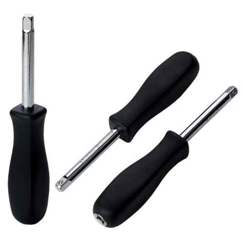 3 Pcs 1/4 Inch Drive Spinner Handle, Standard Socket Driver Handle for Car, Automotive Repair Maintenance