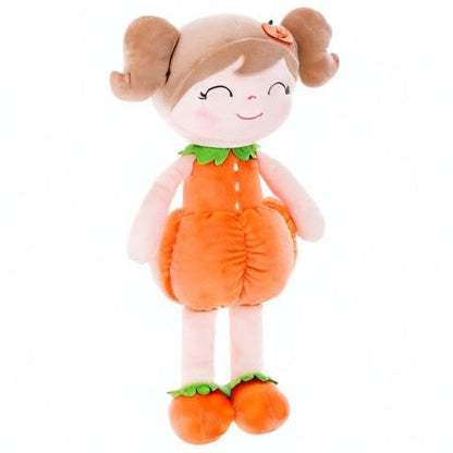 Gloveleya Dolls Halloween Pumpkin Baby Girl Gifts Plush Pumpkin Doll Soft Toys Orange 18 inches