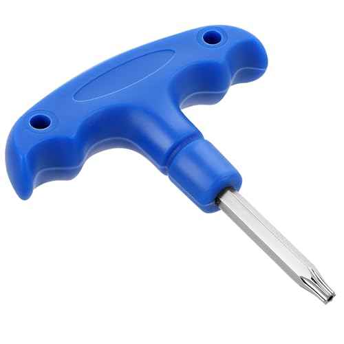 Golf Club Wrenches Tools Golf Torque Wrench Golf Head Adjustment Tool Stainless Steel Golf Club Driver Torque Tool with Plastic Handle, T20, Blue