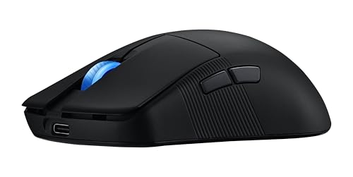 ASUS ROG Harpe Ace Extreme Wireless Esports Gaming Mouse – Carbon Fiber Build, 47g Lightweight, Tri-Mode Connectivity, 42K DPI, up to 70Hr Battery, Glass Skates, Pro-Approved, PC/Mac Support - Black