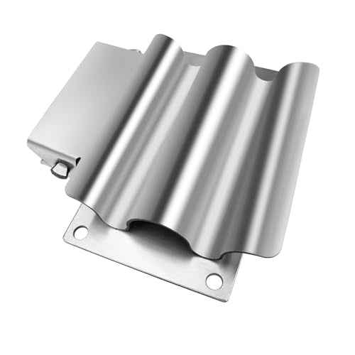 SH675SS Stainless Steel Tool Rack Holder, Heavy Duty Mount for Trucks, Trailers, Garage Walls, Holds Shovels, Rakes, Hand Tools