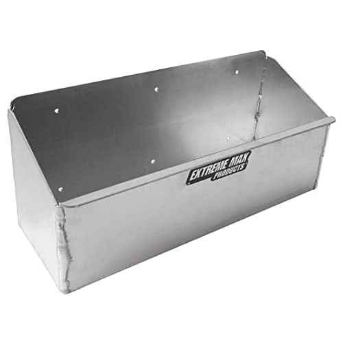 Extreme Max 5001.6105 Aluminum Spray Bottle Shelf for Enclosed Trailer, Shop, Garage, Storage - Holds Four 1-Quart (32 oz.) Spray Bottles