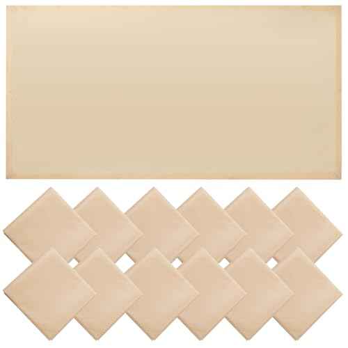 Torixqi12 Pcs Fluorescent Light Covers for Ceiling Lights Classroom, Magnetic Light Filters, Fluorescent Light Diffuser Covers for Office, Hospitals, Home 4 x 2 Feet (warm yellow)