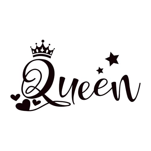 ColorfuI Inspirational Wall Decals Positive Saying Queen Quotes Wall Stickers Peel and Stick Decals for Bedroom Nursery Playroom Daycare School Classroom Decor