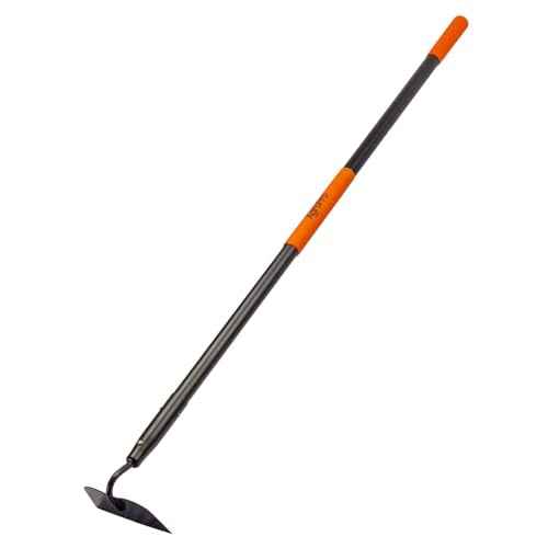 Hoe Garden Tool, Heavy Duty Garden Hoe for Weeding, Metal Garden Hoe with Long Handle, 58 Inches