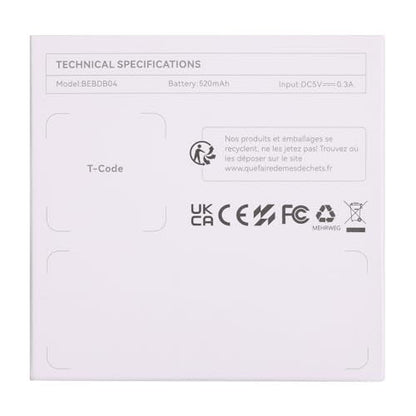 Babelio White Noise Sound Machine for Adults Kids Baby, Travel Sound Machine for Sleep, Mini and Portable, 15 Non-looping Sounds, Timer, Memory Function, Easy to Pocket and Travel White