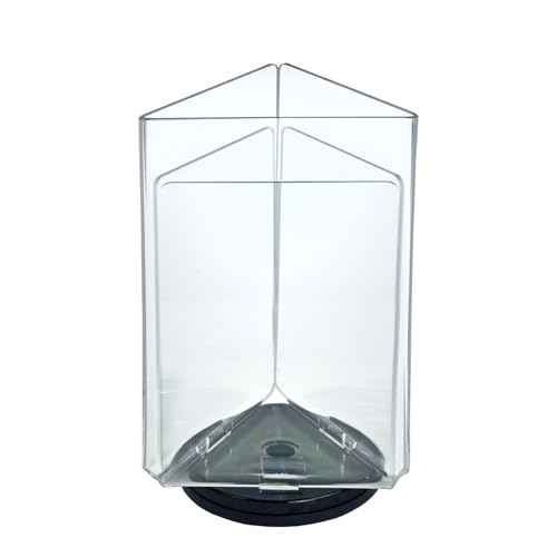 Azar Displays 193722 5" W x 7" H 3-Sided Sign Holder with Revolving Base