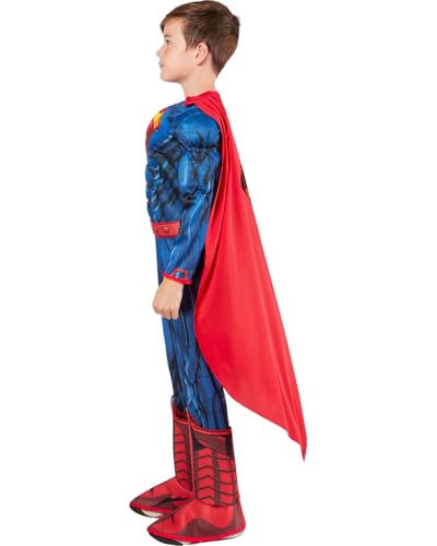 DC Comics Superheroes: Superman Deluxe Costume for Kids by Rubies, Boy's Small