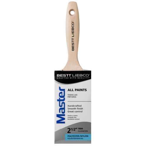 Bestt Liebco 552565400 Master Polyester/Nylon Trim & Wall Brush, 2-1/2 in.