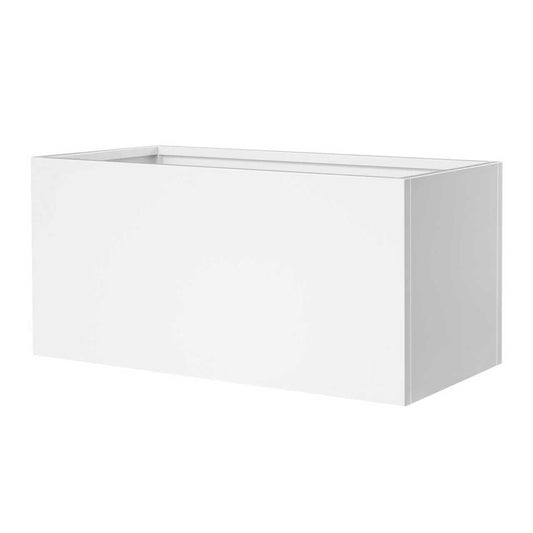 GZGNEEVL Metal Rectangular Planter 36" L x 12" W x 16" H Galvanized Steel Planter Box Rectangle Outdoor Planters Commercial Residential for Patio, Backyard, Garden