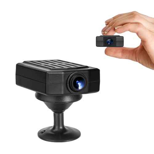 Mini Security Camera 1080P,64GB Nanny Video Recorder Dome Camera with Motion Detection, 3H Battery for Pet/Nanny Surveillance(Not WiFi)