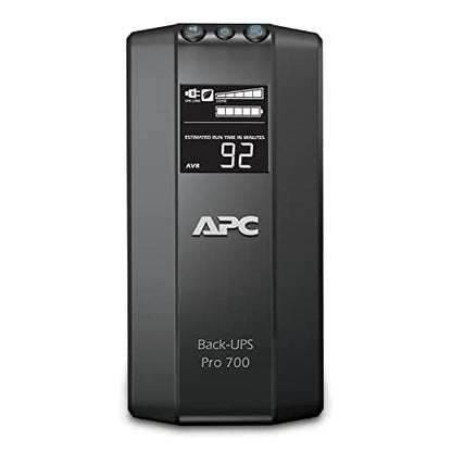 APC Back-UPS Pro 700VA UPS Battery Backup & Surge Protector (BR700G)