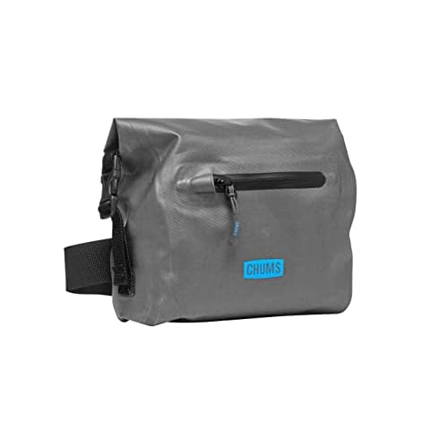Chums Unisex Chums Downstream 4l Rolltop Dry Bag Shoulder Bag Waist Pack, Gray/Blue, One-Size