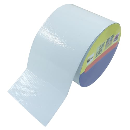 Waterproof Repair Tape, UV-Proof Multi-Surface Instant Seal Patch Repair for RV Awning, Boat Cover, Tent, Tarp & Canvas (3 Inch x 24.6FT, White)