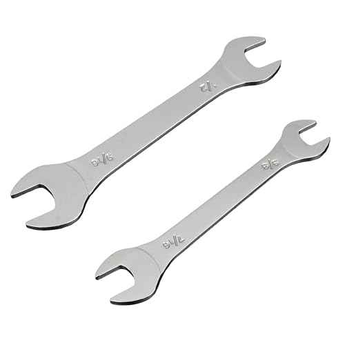 Super Thin Wrench,2 Pieces 3mm Ultra Thin Open End Wrenches Set SAE 3/8¡¯¡¯ 7/16¡¯¡¯ 1/2¡¯¡¯ 9/16¡¯¡¯ for Tight Spots Repair