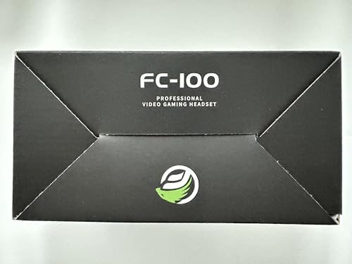 Fachixy FC100 Gaming Headset with Microphone for PS4, PS5, Switch, Xbox, PC, Mac, Gamer Headset with RGB Light, Computer Headphones with Mic