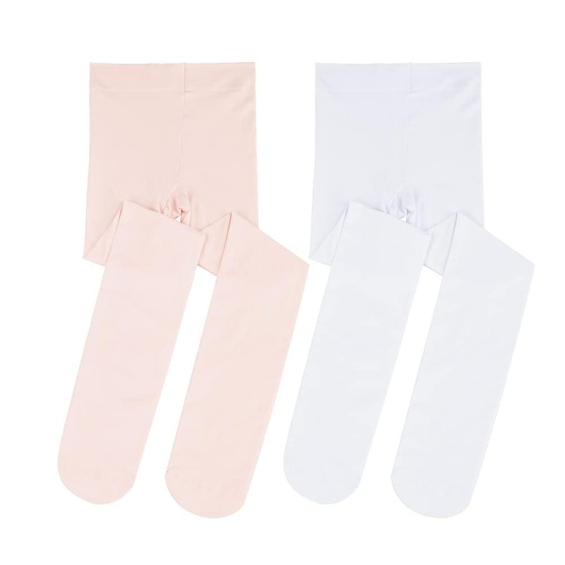 Stelle Girls' Ultra Soft Pro Dance Tight/Ballet Footed Tight(Toddler/Little Kid/Big Kid),BP+WT,XS