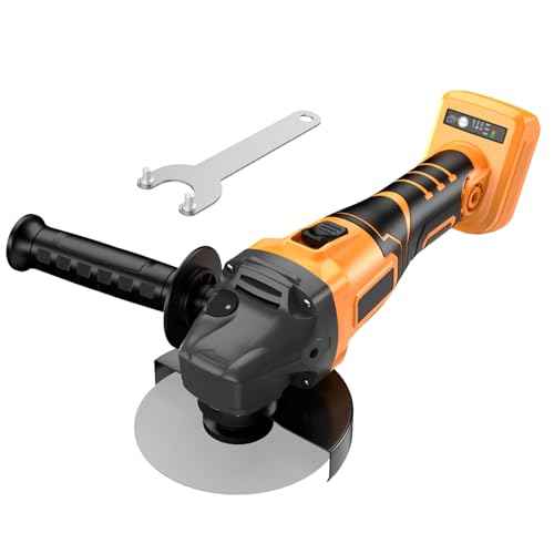 Cordless Angle Grinder for Dewalt 20V Battery, 3 Speed Adjustable Brushless Grinder with Up to 8500 RPM, 5/8''-11 Spindle Portable Grinder for 4-1/2'' Wheels for Cutting, Grinding(NO Battery)