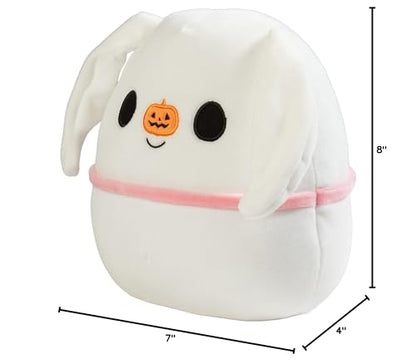 Squishmallows Original 8-Inch Zero The Dog - Nightmare Before Christmas - Official Jazwares Plush - Collectible Soft & Squishy Stuffed Animal Toy - Gift for Kids, Girls & Boys