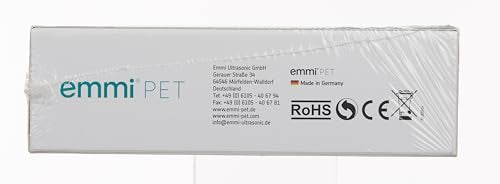 Emmi®-pet 2.0 PRO+ Oral & Skin Care Set Electric Toothbrush Set for Pets. Patented 100% ultrasonic no Brushing Technology deep-Cleans - for Healthier Teeth & Gums & Fresher Breath. Made in Germany.