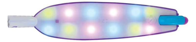 Razor Party Pop Kick Scooter - Multi-Color LED Light-Up Deck, Lightweight Steel Frame, for Kids Ages 6 and Up
