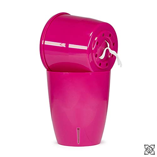 Gardenera 4.9" ORCHIDEA Self Watering Pots for Orchids in Lavender - Decorative Wicking Planter with w/Great Aerification, Drainage and Water Level Indicator