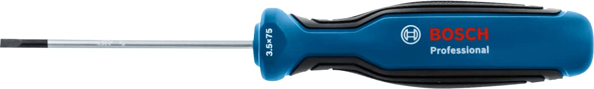 Bosch Professional 6-Piece Screwdriver Set (SL/PH/PZ/TX, incl. SL 3.5x75 mm, TX 20x100 mm, TX 15x75 mm, SL 6.5x125 mm, PZ 2x125 mm, PH 1x100 mm, Inlay)