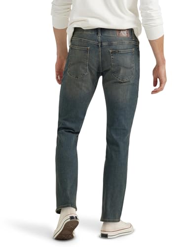 Lee Men's Performance Series Extreme Motion Straight Fit Tapered Leg Jeans, Maverick, 40W 30L UK