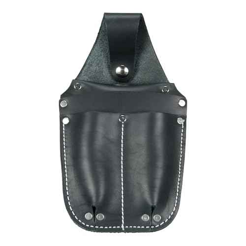 Occidental Leather Pocket Caddy - Black - 4 Pockets & Tool Holders - Belt Compatibility Up to 2" Wide - Lightweight - Made in USA