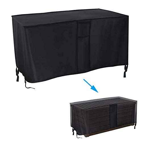 Deck Box Cover Fit for Keter Westwood 150 Gallon Resin Large Deck Box, Patio Furniture Cushion Storage Box Cover Waterproof Dustproof for Outdoor Storage Box- 63¡± Lx 30¡±W x 25¡±H