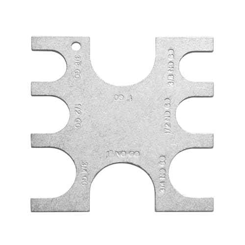23080 PEX Crimp Tool Go/No-Go Gauge, 3/8 Inch Plumbing Fittings for SharkBite, Pex Go No Go Gauge Crimper Crimping Crimp Tool