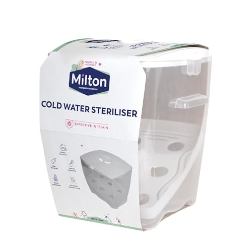 Milton Cold Water Steriliser (White), Packaging may vary