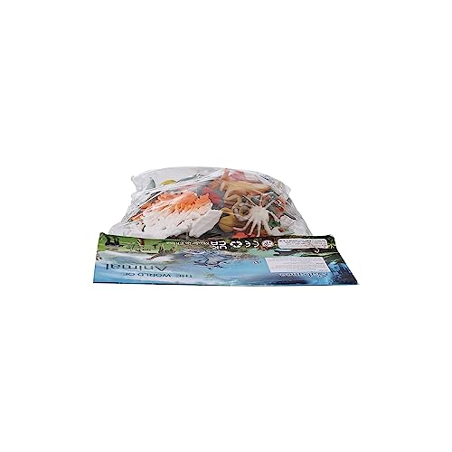 Nabance Mini Sea Animal Toys Set - 38PCS Realistic Animal Sea Life Figures - Educational & Bath Toys for Child