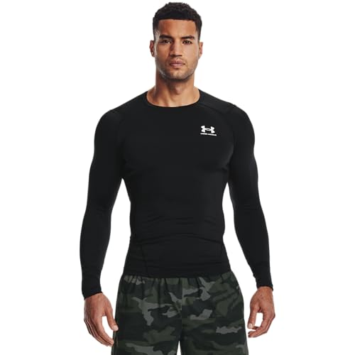 Under Armour Men UA HG Armour Comp LS, Long-Sleeve Sports Top, Breathable Long-Sleeved Top for Men