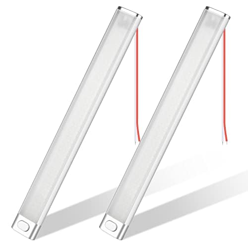 URAQT 12V LED Interior Lights Bar, 120 LED Universal Strip Light with On/Off Switch, 2 Pack Motorhome Interior Lights Ceiling Roof Lights Indoor for Camper Van Caravan RV Indoors Strip Light