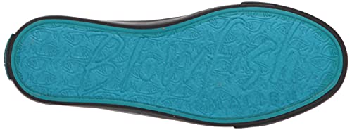Blowfish Malibu Women's Play Sneaker, Charcoal Sugar Skull Print, 7.5